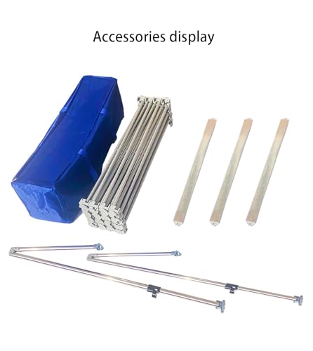 YDBMY Portable Pop Up Display Stand, Tension Backdrop Booth Frame, Fabric Trade Show Exhibit Display Booth with Zips(Size:230x230cm/7.5x7.5ft)