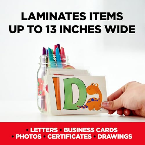 Scotch Thermal Laminator, Extra Wide 13 Inch Input