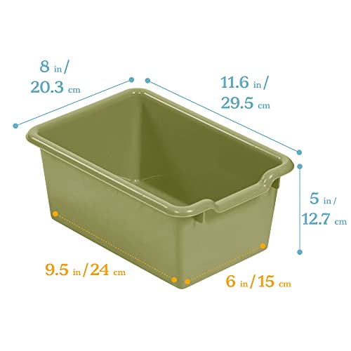 ECR4Kids Streamline 5-Section Toddler Coat Locker with Bench and Bins, Kids Furniture, Earthtone