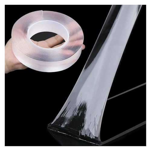 WANGXCQ 1/3/5/10m Tape Double-Sided Adhesive Traceless for Bathroom Kitchen Sink Tap Gel Sticker(10m)