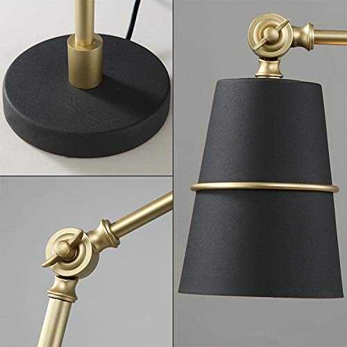 SONGCHAO Table Lamp Nordic Creative Desk Lamp Modern Minimalist Office Living Room Bedside Adjustable Mechanical Lamps for Night Stands(White)