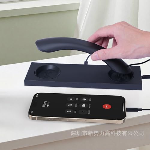 Retro Phone Handset, 2026 New Handset for Type-C Telephone Tyle Landline Handle Receiver, Plug & Talk for Cell Mobile Video Conferences, Calls, Meetings