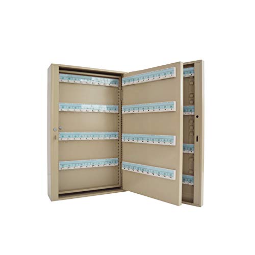 HayWHNKN Key Lock Cabinet Adjustable Key Cabinet Lock Box with Key Hang Beige 240 Position