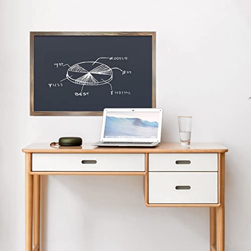 Magnetic Chalkboard Rustic Framed Blackboard Wall Hanging Chalk Board for Home, Office, Restaurant Menu Sign (Size : 50x70cm)