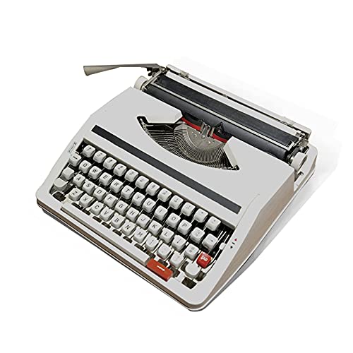ZDJZMGZ Old Fashioned Manual Typewriter - Portable Retro Style Typewriter for Home,Easy to Use - Machinery Typewriter,Manual Polishing