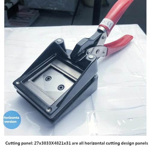 CUNZJIA 27X38Mm Metal Photo Cutter Manual Pictures Trimmers for Photos Cards and Paper Craft with Mechanism