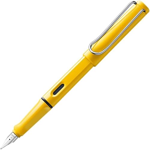 USZWBY Vintage Pens Fountain Pens for Writing Stunning Luxury Writing Pens Calligraphy Pen Best Pen Gift Perfect for Men and Women Lacquer Pen for journaling（Yellow-0.7mm）