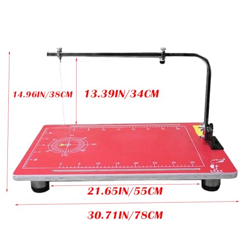 INTBUYING Hot Wire Foam Cutter Styrofoam Cutter with 65.6FT Heating Wire Adjustable Angle and Temperature for Foam Carving Modeling 110V 36W