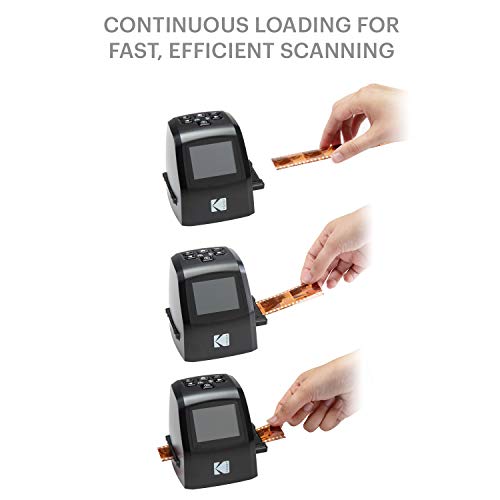 KODAK Mini Digital Film & Slide Scanner, 35mm, 126, 110, Super 8, 2.4" LCD