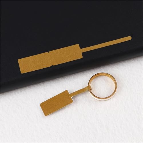 Rectangle Blank Jewelry Price Tag Self Adhesive Repair Label Barbell Sticker Card Earring Display