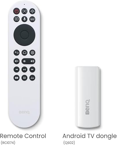 BenQ TK860i Smart Home Theater Projector | 4K HDR Streaming with LED Vibrant Color | Android TV with Netflix, Chromecast, Dolby Digital Plus | 2D Keystone | Built in 10W Speakers | Wifi connectivity