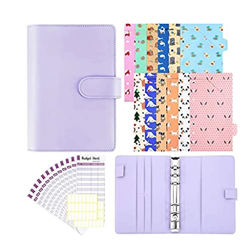TEDILUVI 27 Pieces A6 Binder Cover Budget Envelopes System Pockets for Planner Organizer