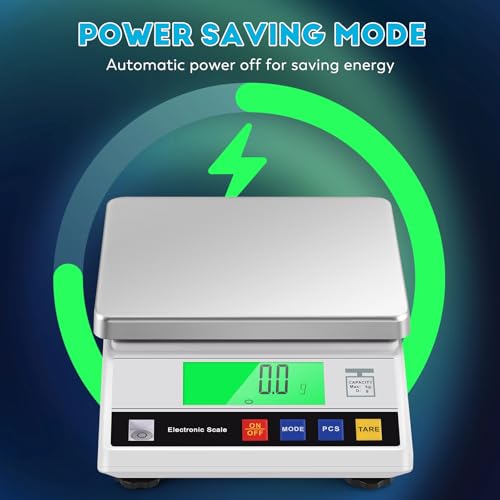 CGOLDENWALL High Precision Scale 10kg 0.1g Digital Accurate Electronic Balance Lab Scale Laboratory Industrial Scale Weighing and Counting Scale Scientific Scale CE 0.1g (10kg, 0.1g)