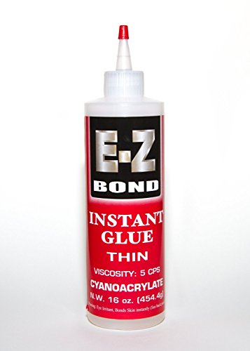 EZ Bond Cyanocrylate Super Glue - 16 OZ - 05 CPS - Strongest bond on Market