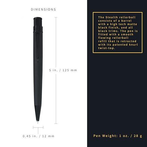 Retro 51 Deluxe Stealth Tornado Rollerball Pen