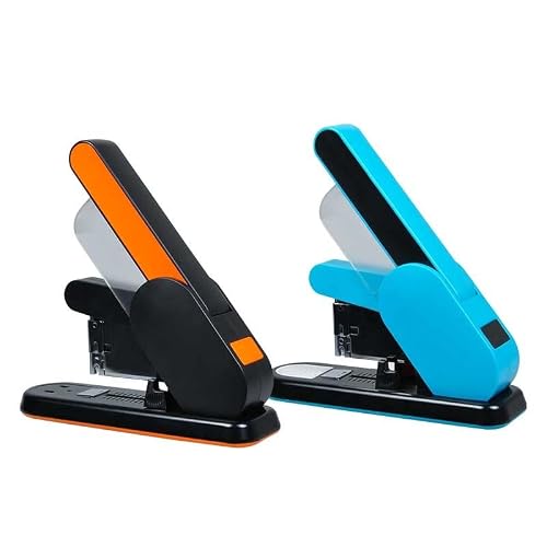 KLJUHGTR Low-Strength Stapler, Heavy-Duty, 130-210 Sheet Capacity, Metal Material, Office Supplies