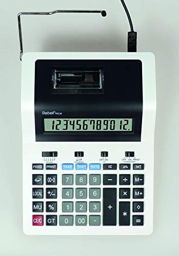 Rebell RE-PDC30-WB - Printing Calculator, White