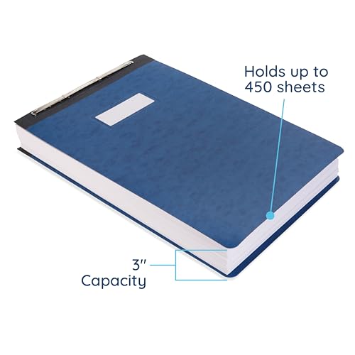Blue Summit Supplies 10 Pressboard Report Covers, 11x17, 3" Capacity, Navy