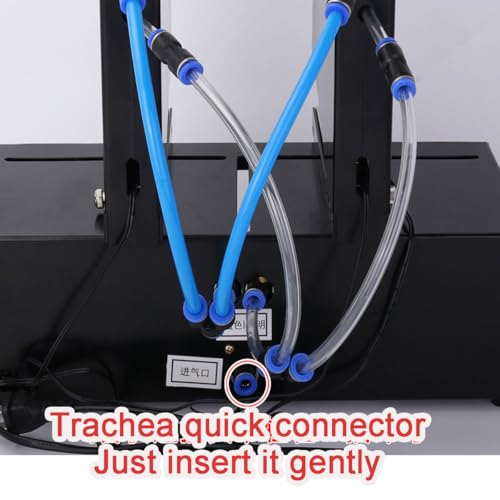 Double-head Pneumatic Stapler, Electric Saddle Binding Machine, 100MM Paper Input Depth&35 Sheets/70g Paper Thickness, 24mm-350mm Adjustable Spacing, Pop-up Nail Slot, for Printing Houses, Offices