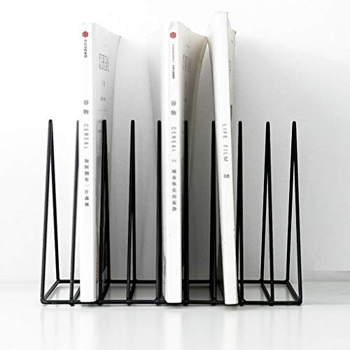 Desk File Organizer,Desktop Organizer File Sorter Magazine Rack File Magazine Folder Holder Desktop File Rack Metal Bookshelf Simple Office Data Sorting Storage Rack Suitable for Home Office Multi-fun