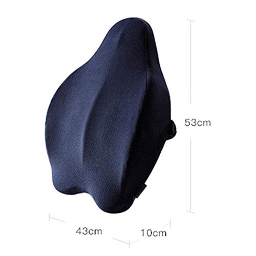 KHMCRSDO Lumbar Pillow-Seat Cushion Office Chair Back Waist Memory Cotton Pregnant Women Pillow Car