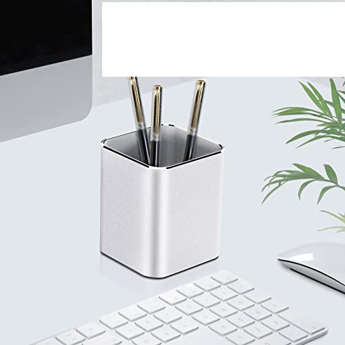 Drawer Organizers Metal Pencil Pen Holder Desk Aluminum Supplies Organizer and Cup Storage Stationary Sturdy (Color : Black Pencil Holder) (Black pencil holder)