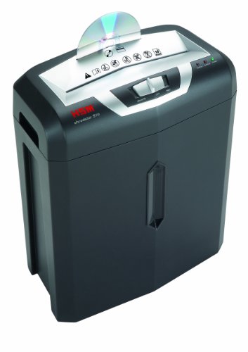 HSM shredstar S10, 10-sheet, Strip-Cut, 4.7-Gallon Capacity shredder
