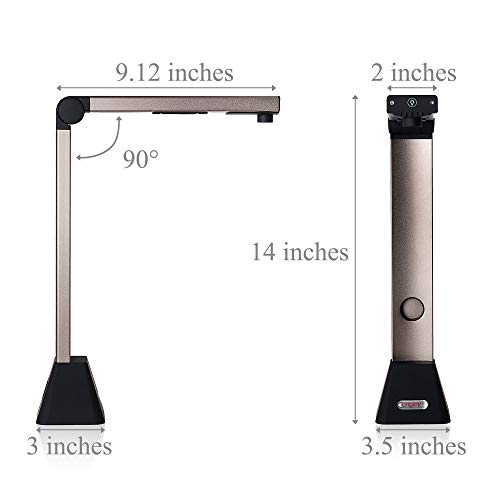 Longjoy LV-680 Portable USB Document Camera 8 MP A3/A4 Size Auto Scan Scanner