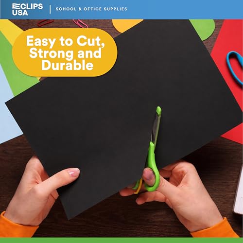 Poster Board Black Poster Paper 11x14 Poster Board Bulk Posteboard School Supplies (Black, 200 Pack)
