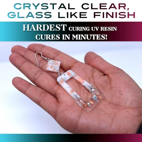 Counter Culture DIY Clear UV Resin for Jewelry and Crafts, 32 oz