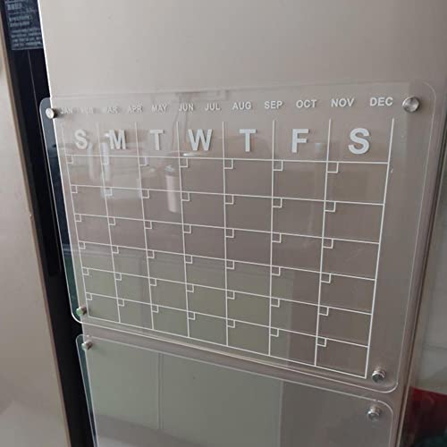 Fridge Magnetic Memo Board Planner Daily Weekly Monthly Planner(Small)
