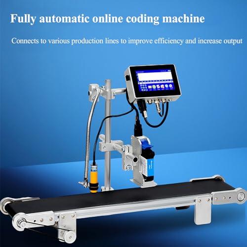 STMKB 25.4MM Inline Inkjet Printer, Fully Automatic Production Line Coding Machine, Supports Data Import from External USB Flash Drive, Freely Editable Content, Adaptable to Various Production Lines.