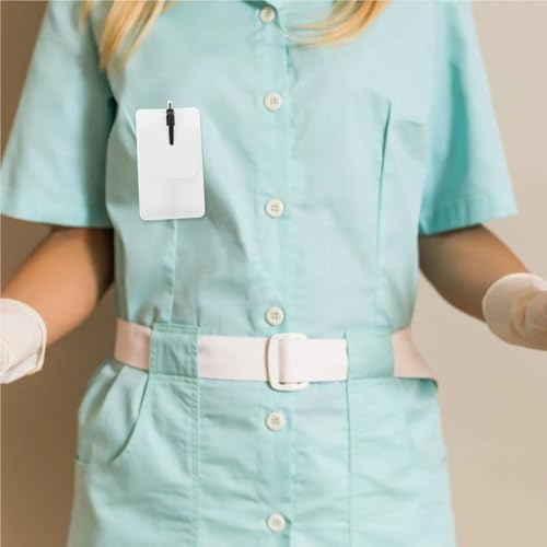 Xuanqiu Pocket Protector 100 Pcs PVC Pen Pockets Protector Organizer For Nurses Lab Coats Shirt Pocket Holder Pencil Stain Prevention