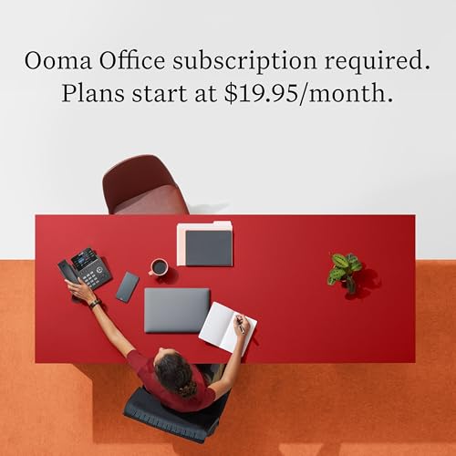 Ooma Provisioned 2603 Office IP Desk Phone. Works only with Ooma Office Cloud-Based VoIP Phone Service with Virtual Receptionist, Desktop and Mobile app, Videoconferencing. Subscription Required.