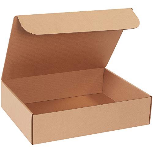 BOX USA BML16124K 16"L x 12"W x 4"H, Kraft (Pack of 50)