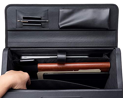 Alpine Swiss Rolling 17" Laptop Briefcase on Wheels Attache Lawyers Case Legal Size Black