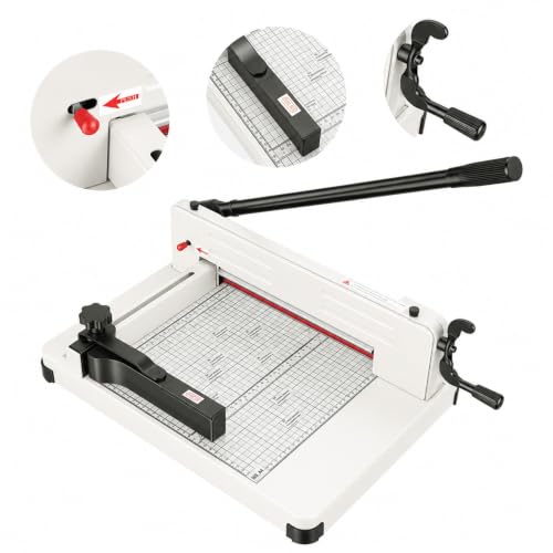 Fukursul Paper Cutter 12 Inch Heavy Duty 400 Sheet Guillotine Trimmer