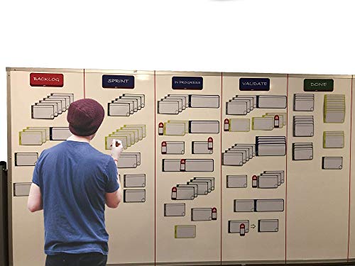 Kanban Board Magnetic Labels Kit. Various magnetic labels to build scrum board, kanban board, project management board, or student board. Premium Project Planning Board Kit. Kanban Magnetic Labels Kit