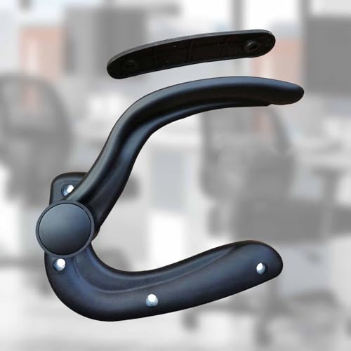 Adjustable Office Chair Armrest Pair with Pads, Replacement Arms for Desk & Gaming Chairs(Stone)
