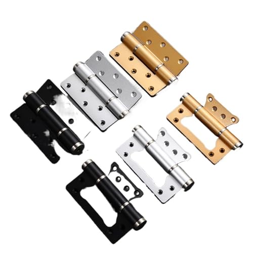 2 Pack Hydraulic Door Hinge Automatic Door Closer 90° Positioning Adjustable Door Stopper Soft Closing 50KG Door Hardware