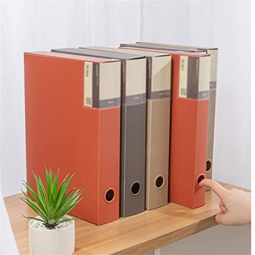 Folder A4 Multi-Category Office Business Multi-Function Thickened File Box Folder Storage Folder (Color : A Size