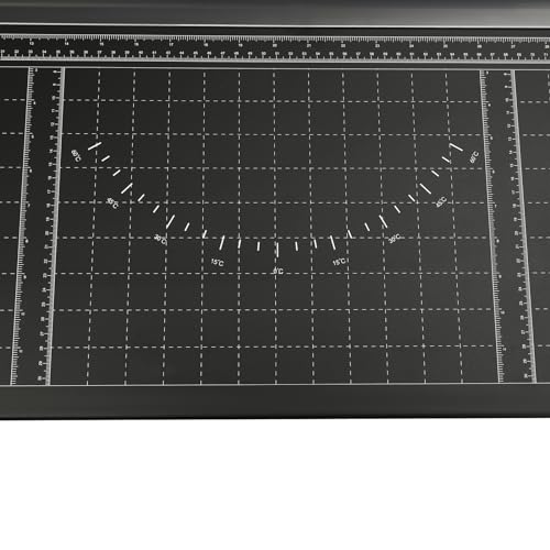 Manual Rotary Paper Cutter Office Straight Paper Trimmer Commercial Paper Craft Tool for A3, A4, and A5 Cardboard(within 1mm),Laminated sheets(within 0.4mm), Designers, Home, School 39 * 12in