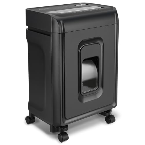Aurora AU1085MA High-Security 10-Sheet Micro-Cut Paper and Credit Card Shredder with 4-Gallon Pullout Wastebasket/ 20 min Run Time