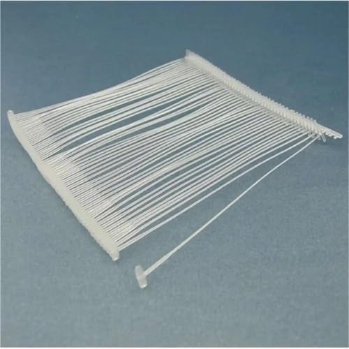 DWLANMLHYA Tagging Gun for Clothing, 5000pcs 20cm Needle Pins for Garment Label Price Office Filing Craft Project Sock Hat Doll Sign Holder(20cm Black)