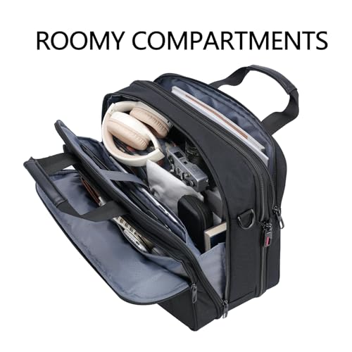 VANKEAN 17.3" Expandable Laptop Briefcase for Travel & Business