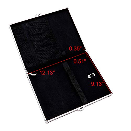 Vaultz Locking Storage Clipboard with Key Lock, Pack of 3, Black