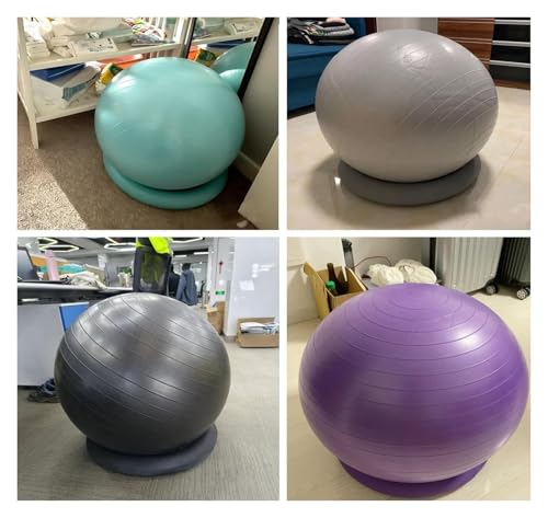 Yoga Ball Chair,Yoga Ball，Exercise Ball, Yoga Ball Chair Fitness Ball Chair for Adults Teenagers Home Yoga Ball Seat for Exercise Pilates Pregnancy Stability Office Sitting(Diameter-75cm(29 1/2"))