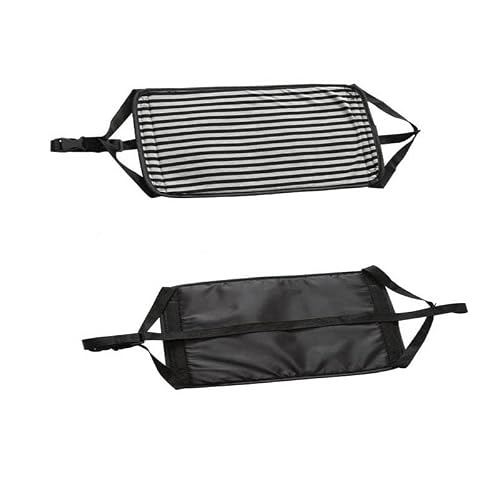 WODHAZNC Outdoor Portable Footrest Polyester Flight Foot Rest Pillows Travel Airplane Leg Hammock Relieve Feet Swelling(Gray)