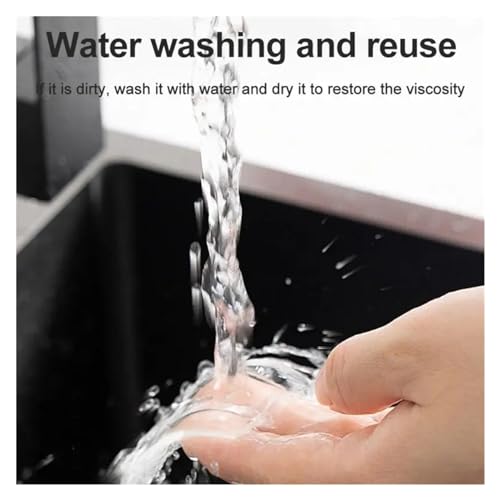 DSWMY 1M/2M/3M/5M Kitchen Transparent Double Sided Tape Bathroom Reusable Tapes Home Decoration Washable Super(20mmx3m)