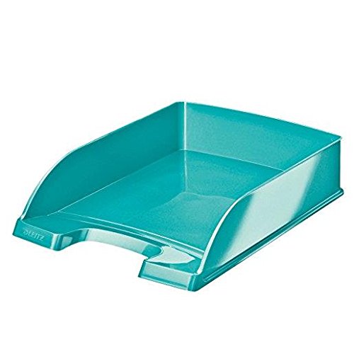LEITZ WOW Letter Trays Polystyrol Pack of 5 Turquoise Blue